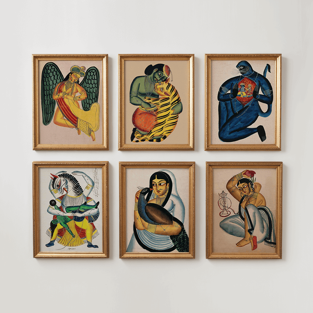 Kalighat Folk Icons – Devotional Paintings