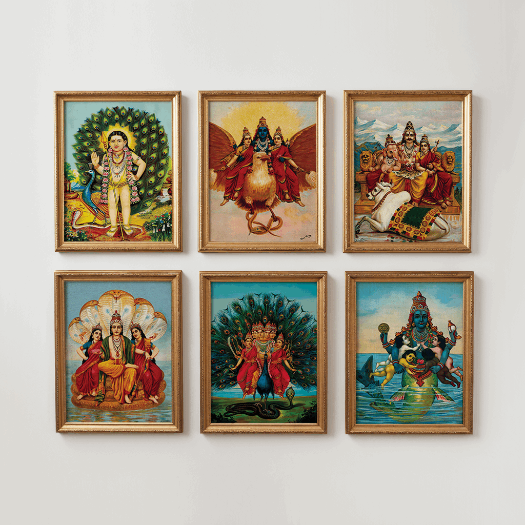 Divine Reflections – Chromolithographs by Raja Ravi Varma