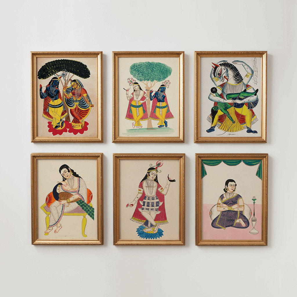 Kalighat Folk Icons – Devotional Paintings