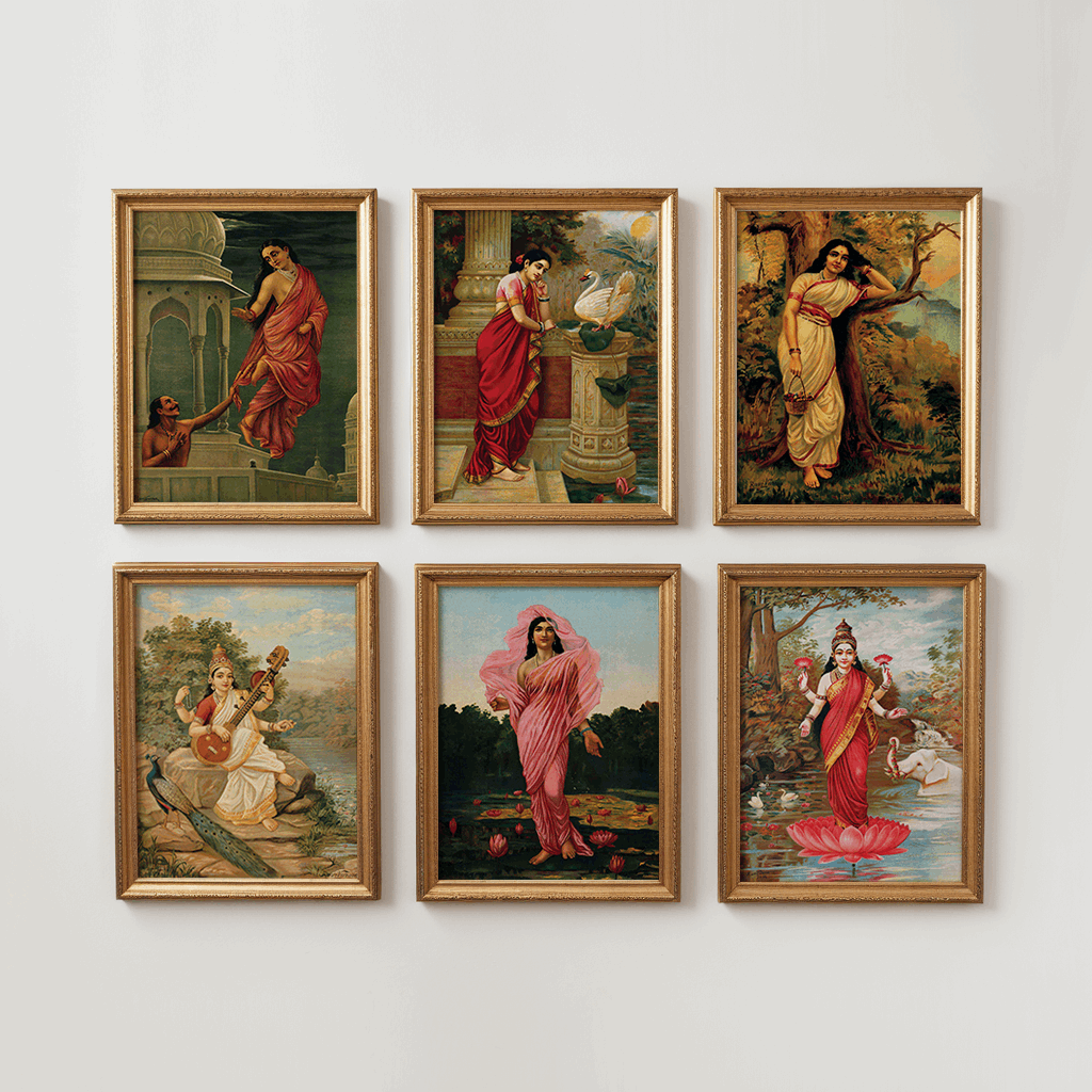 Divine Heroines – Chromolithographs by Raja Ravi Varma