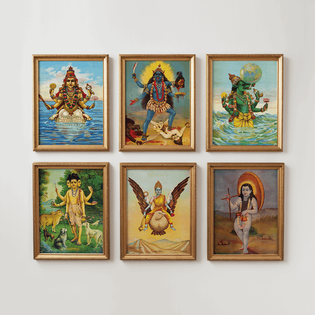 Divine Pantheon – Chromolithographs by Raja Ravi Varma