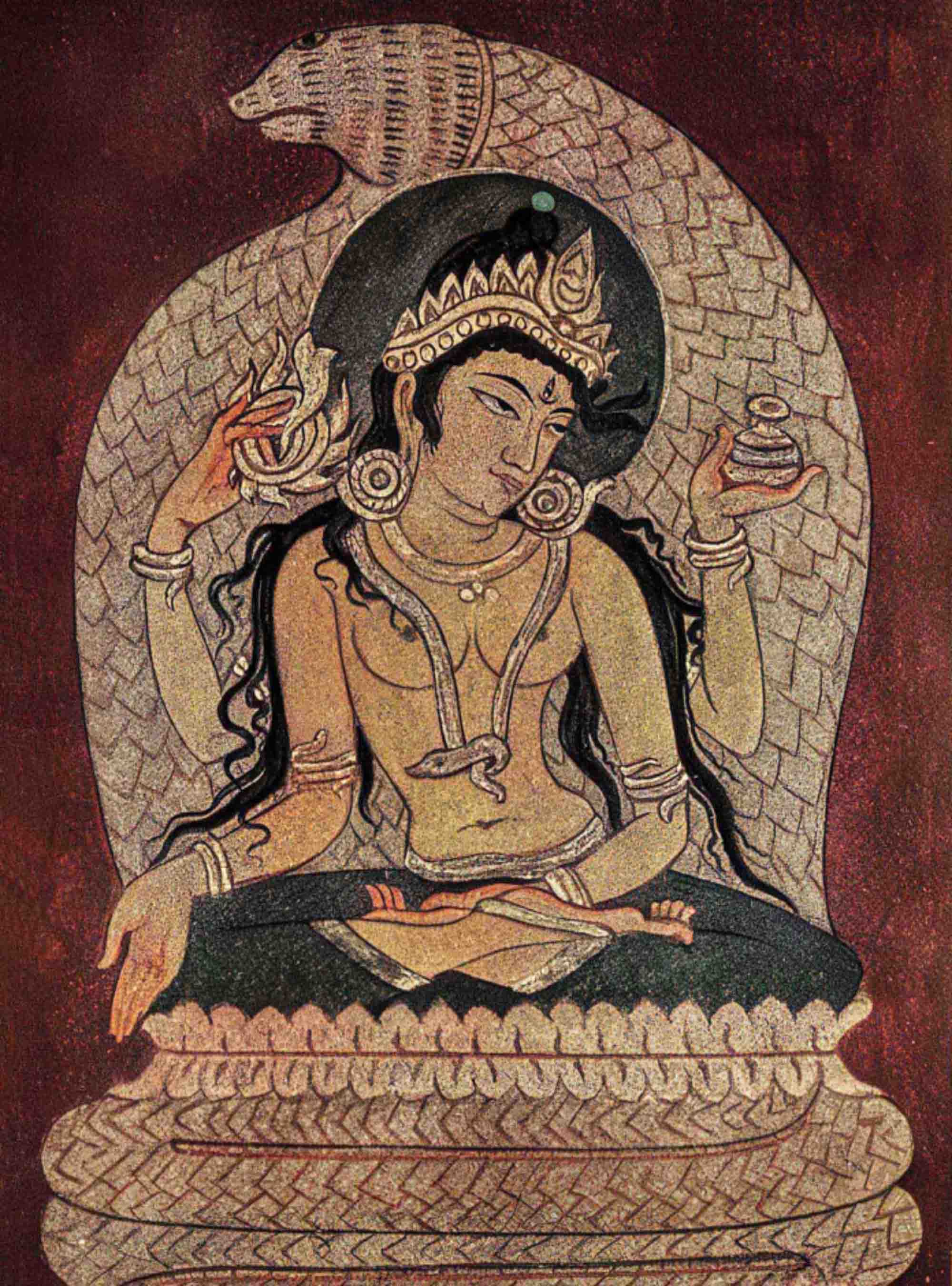 Manasa Coiled in Cosmic Stillness