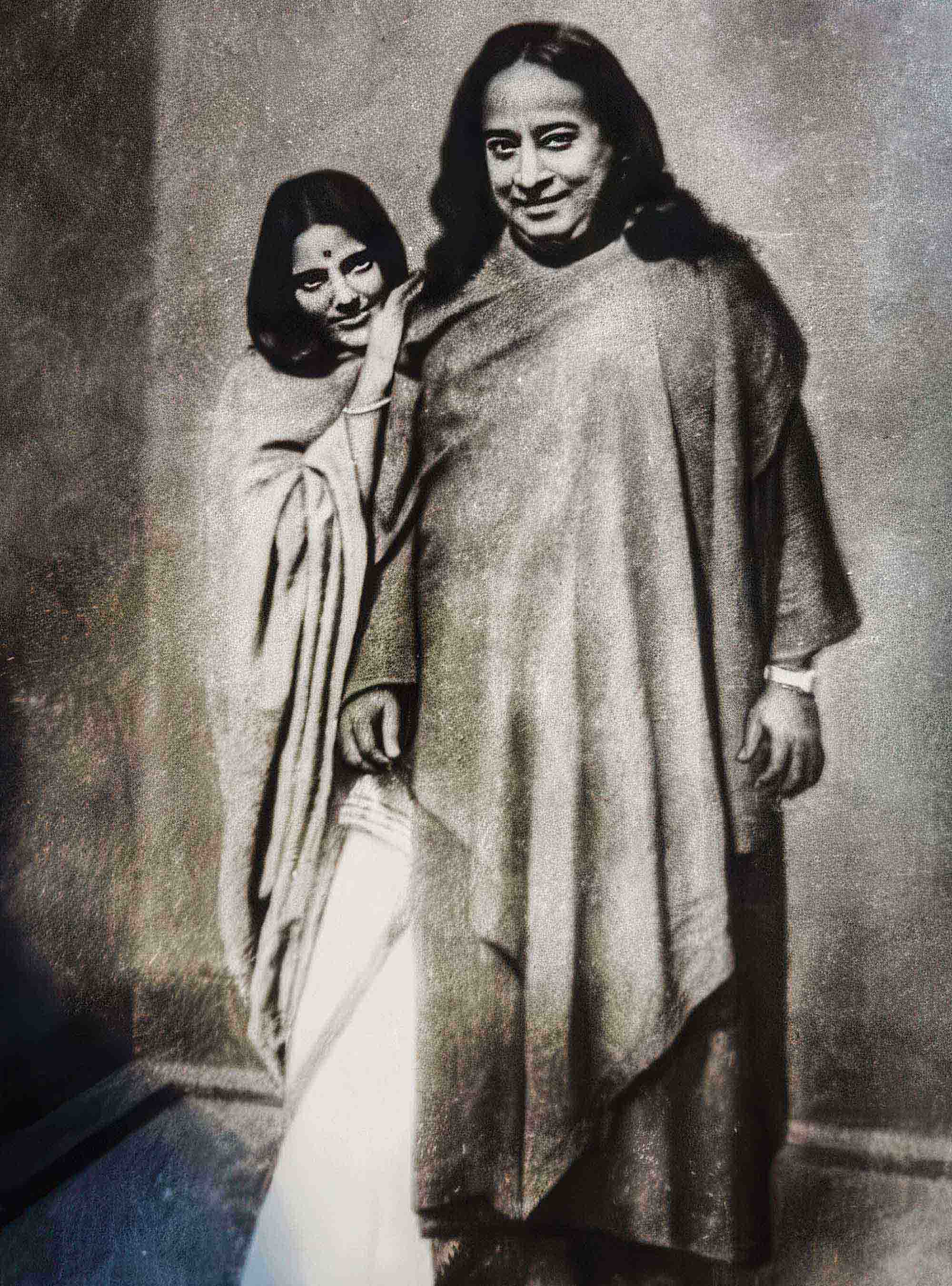 Yogananda with Divine Mother