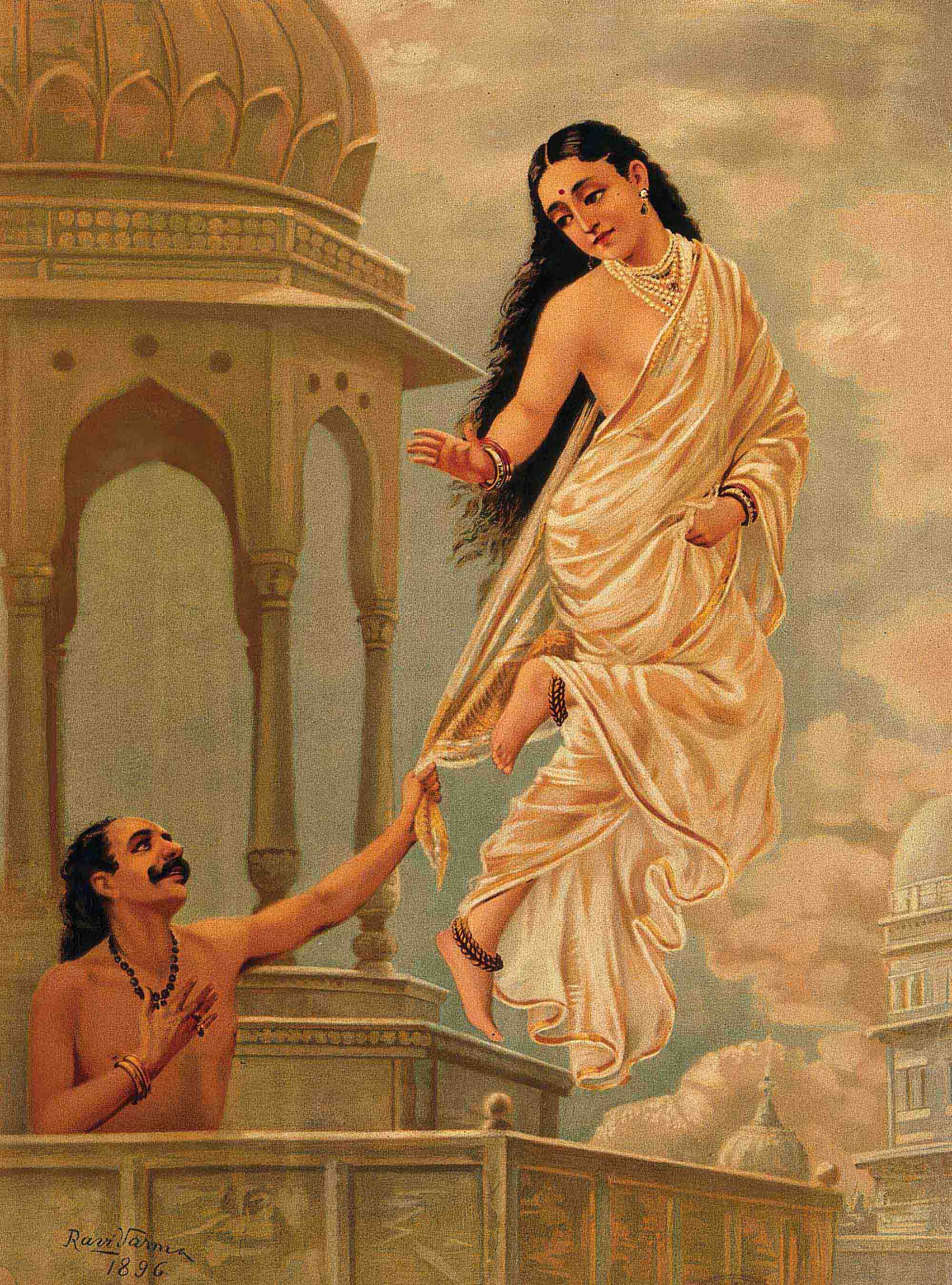 Celestial Departure of Urvashi