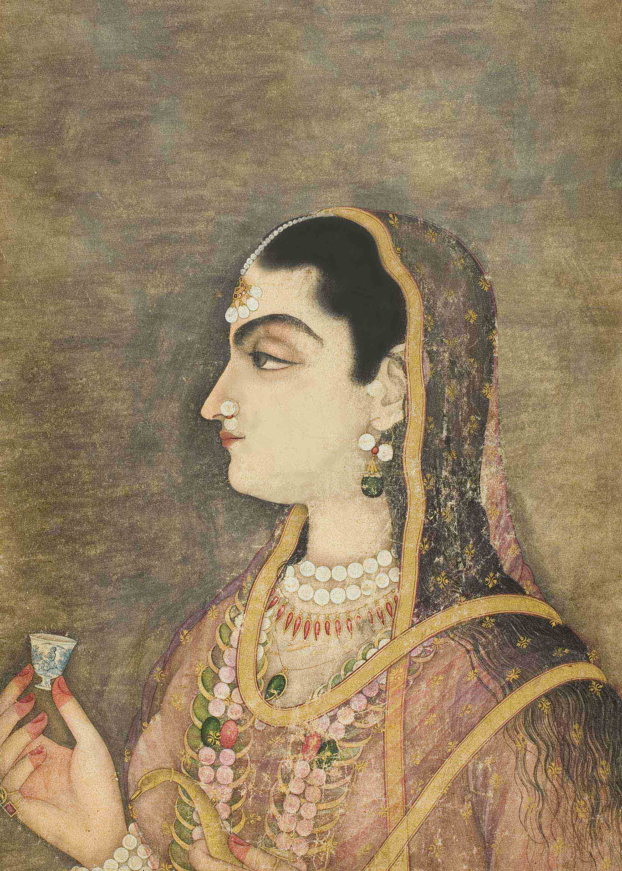 Mughal Empress Draped in Devotion