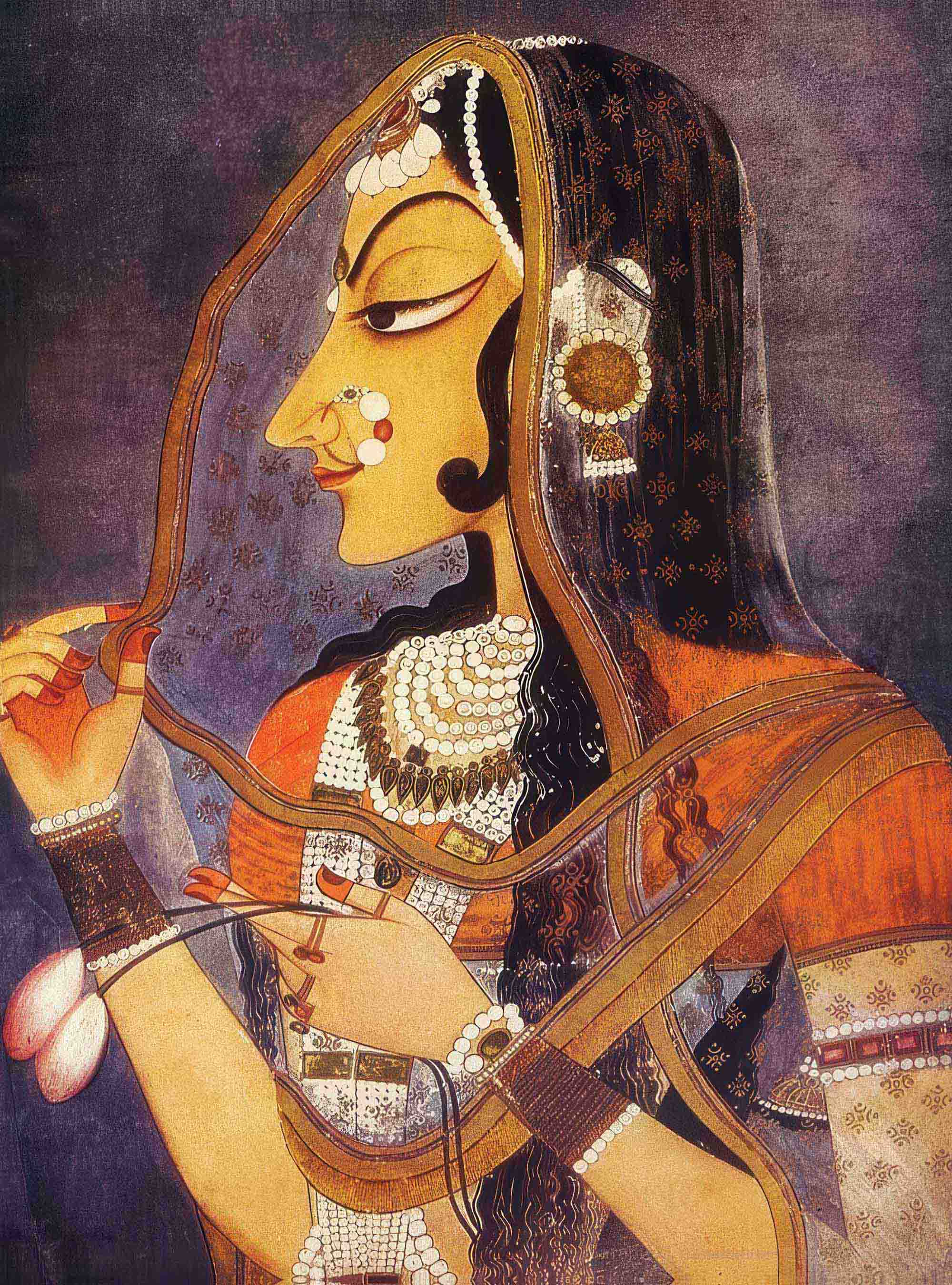 Veiled Grace of Kishangarh
